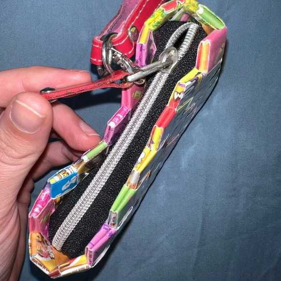 Custom Made Candy Wrapper Wristlet Purse - Picture 3 of 4